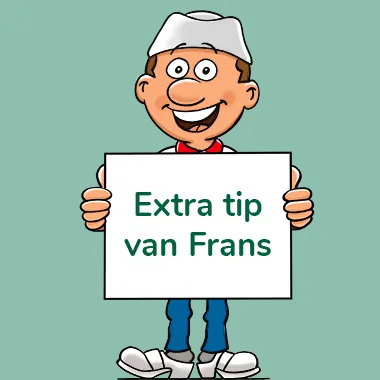 Extra tip van Frans over vacuümzakken