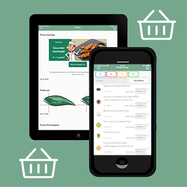 Nieuwe app voor bestellingen via gsm of tablet