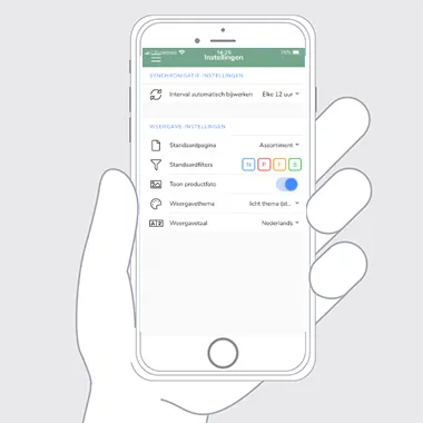 Nieuwe app instellingen beheren