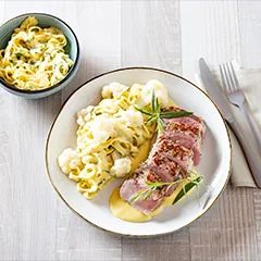 Verrassende combinatie met pasta!