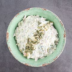 Een frisse smeersalade die altijd smaakt