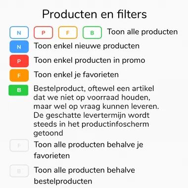 Nieuwe app filters legende 