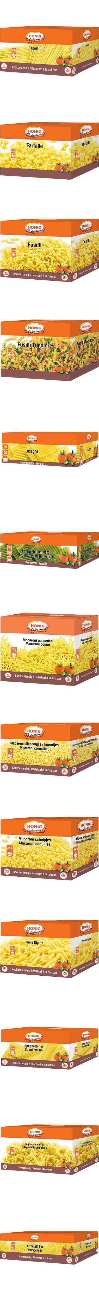 Uitgebreid gamma Honig Professional pasta bij Claes Distribution