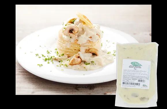 Vol-au-vent saus Claes-huismerk