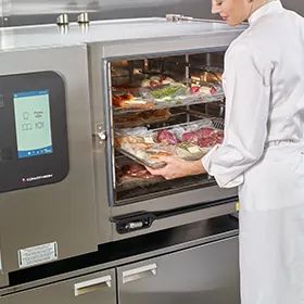 sous vide koken met een Convotherm combisteamer oven