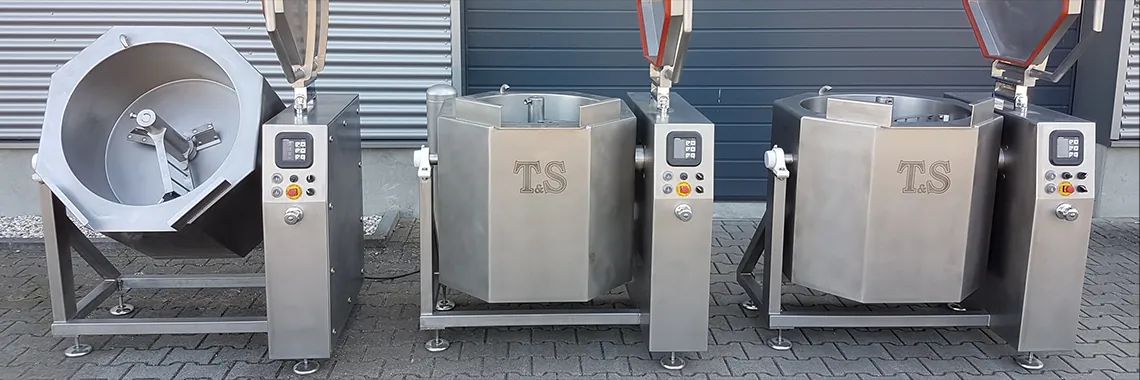 Claes Machines roerkantelketels van T&S