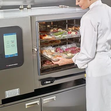 Combisteamer voor garen van ham