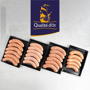 Saucisses BBQ en 4 variantes de Qualité d'Or