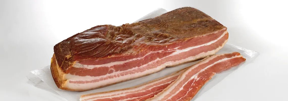 Heerlijk, drooggezouten spek met een mediterraanse smaakbeleving.