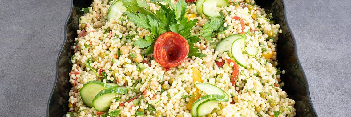 Verrassende zuiderse salade.