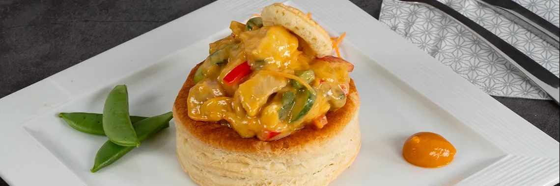 Een lekker oosters gezinde variant op vol-au-vent