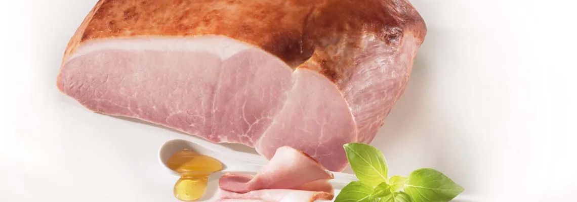 Délicieux jambon traditionnel avec une touche d'arôme grillade et une touche naturelle de miel.