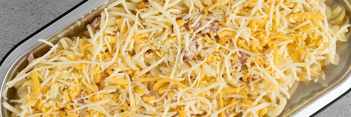 Un classique italien, mais avec des dés de jambon