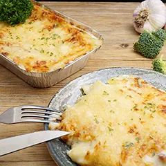 Lekkere aardappelgratin op Luikse wijze.