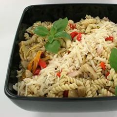 Specialiteiten uit de Italiaanse keuken in één gerecht.