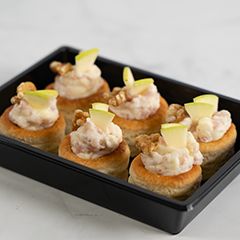 Recept bladerdeeghapje camembert-appel-spek