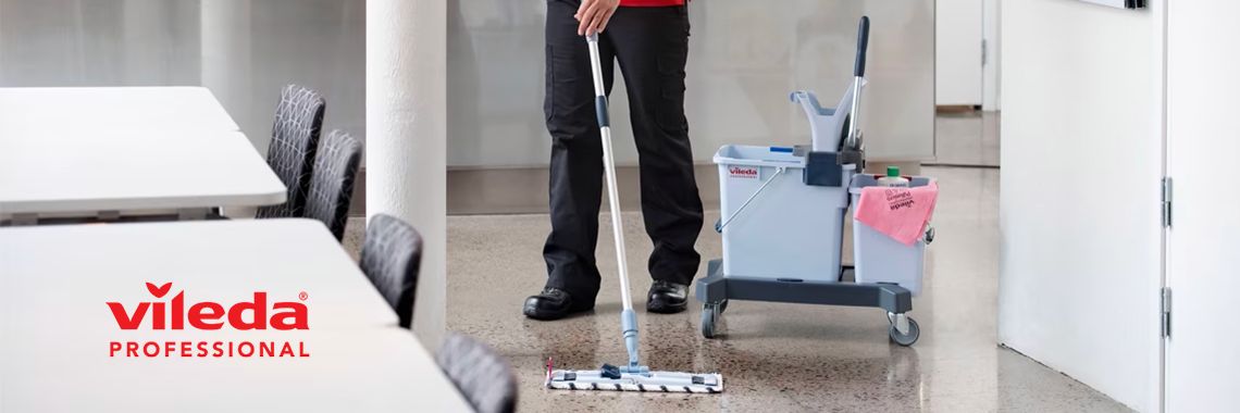 Met het UltraSpeed Pro mopsysteem van Vileda wordt dweilen echt kinderspel