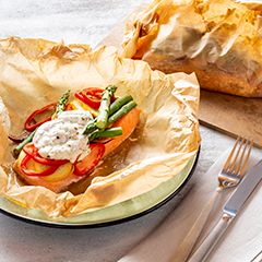 Recept zalm in papillot