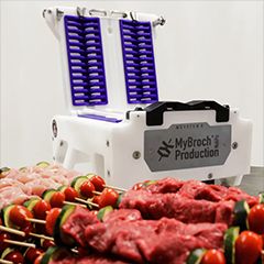 Tot 2 keer sneller brochettes maken? Het kan met MyBroch Multi!