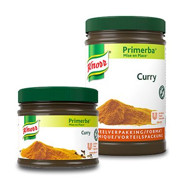Primerba Curry nu ook in grotere verpakking