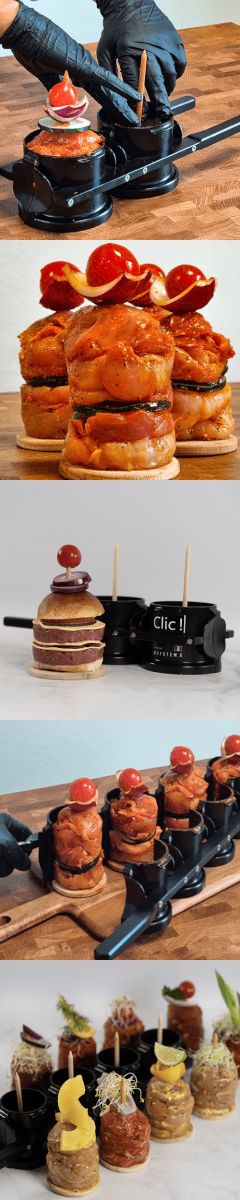 Kebabspiezen maak je voortaan in een oogwenk met CLIC of MINICLIC