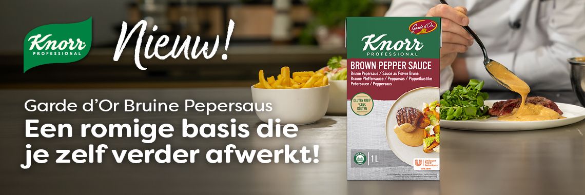 Knorr Professional Garde d'Or bruine pepersaus